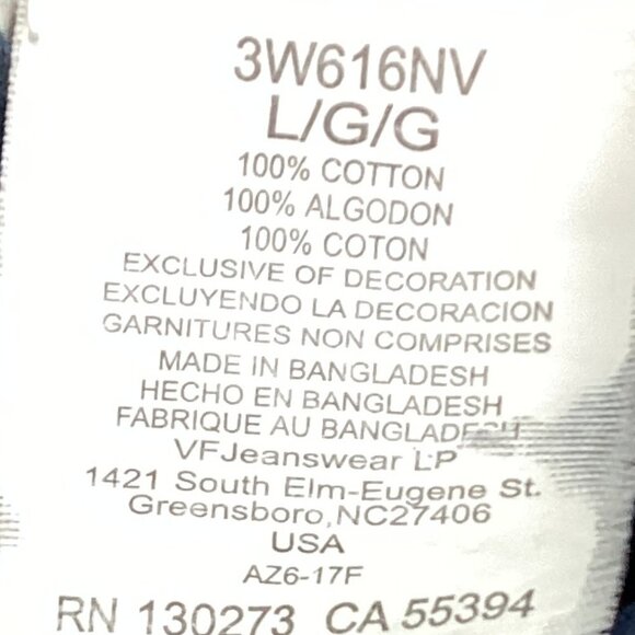 Wrangler Riggs Workwear Blue Flannel Shirt L - Picture 6 of 8